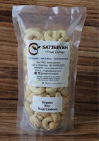 Satjeevan Organic Raw Kaju Cashews | Grocsy