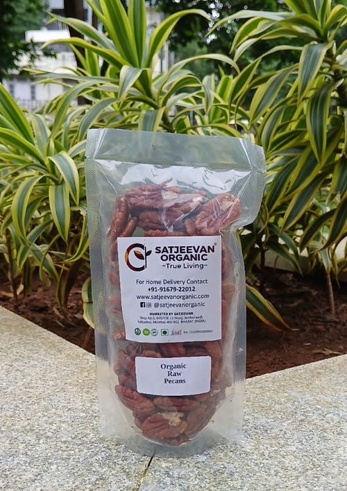 Satjeevan Organic Raw Pecans | Grocsy