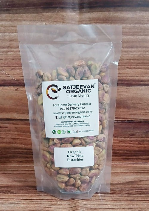 Satjeevan Organic Raw Pista Pistachios | Grocsy