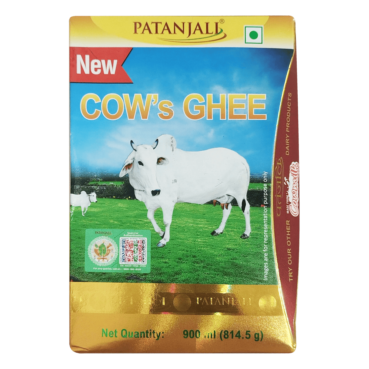 Patanjali Cow's Ghee | Desi Ghee, Aiding Digestion, and Boosting Energy | Grocsy