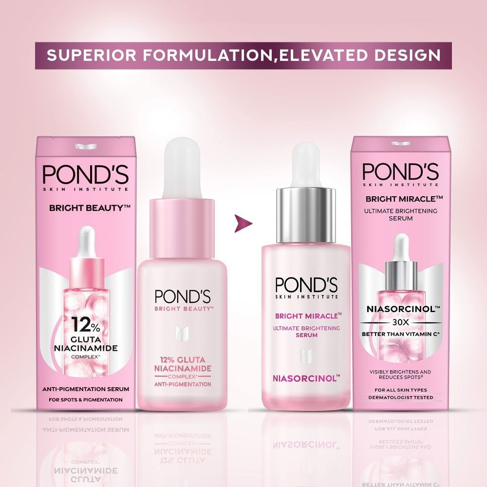 Ponds Bright Beauty Gluta Niacinamide Serum | Grocsy