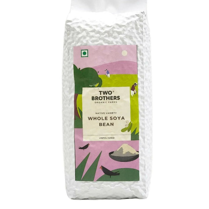 Two Brothers Organic Farm Whole Soya Beans | Grocsy