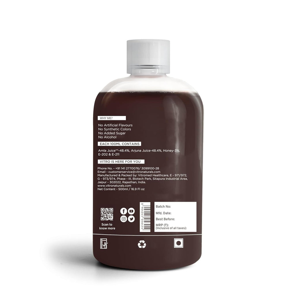 Vitro Naturals I Am Healing Amla Arjuna Juice | Grocsy