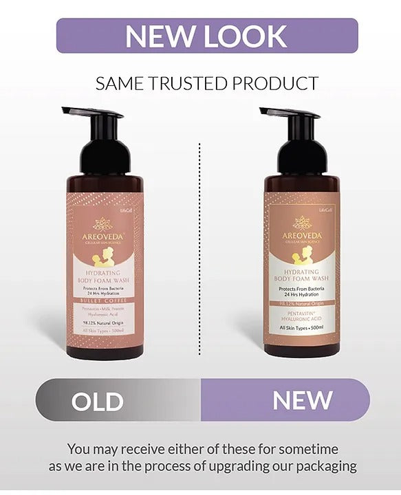 AreoVeda Hydrating Body Foam Wash For Moms | Grocsy