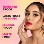 Nykaa Matte To Last Transferproof Liquid Lipstick - Chai -18 | Grocsy