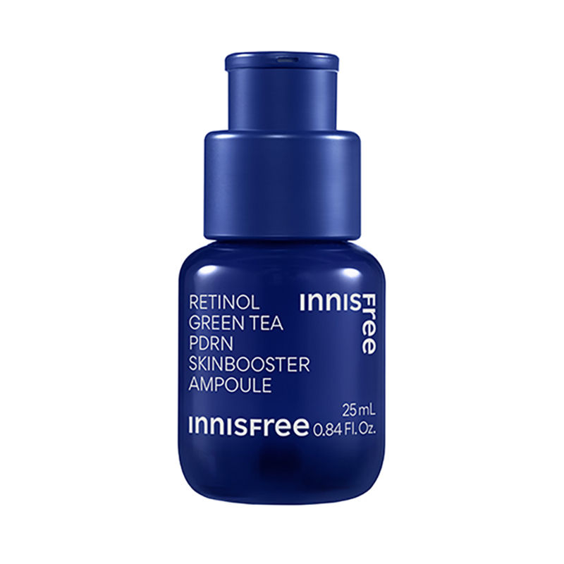 Innisfree 1% Retinol Green Tea VEGAN PDRN Ampoule - Anti-Aging, Brightening & Skin-Soothing Serum | Grocsy