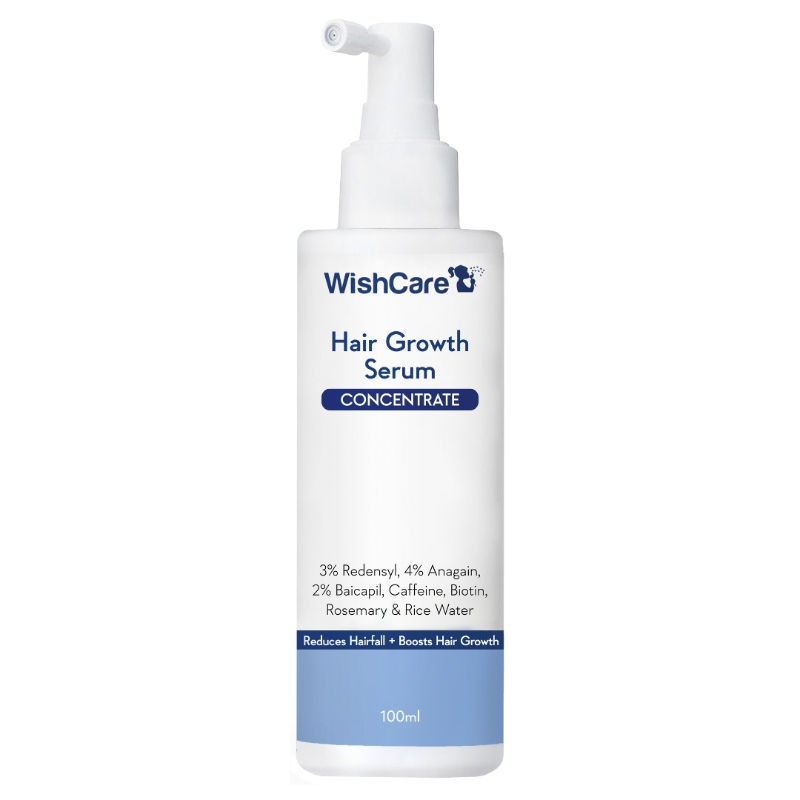 Wishcare Hair Growth Serum Concentrate With 3% Redensyl, 4% Anagain, Rice Water, Biotin | Grocsy