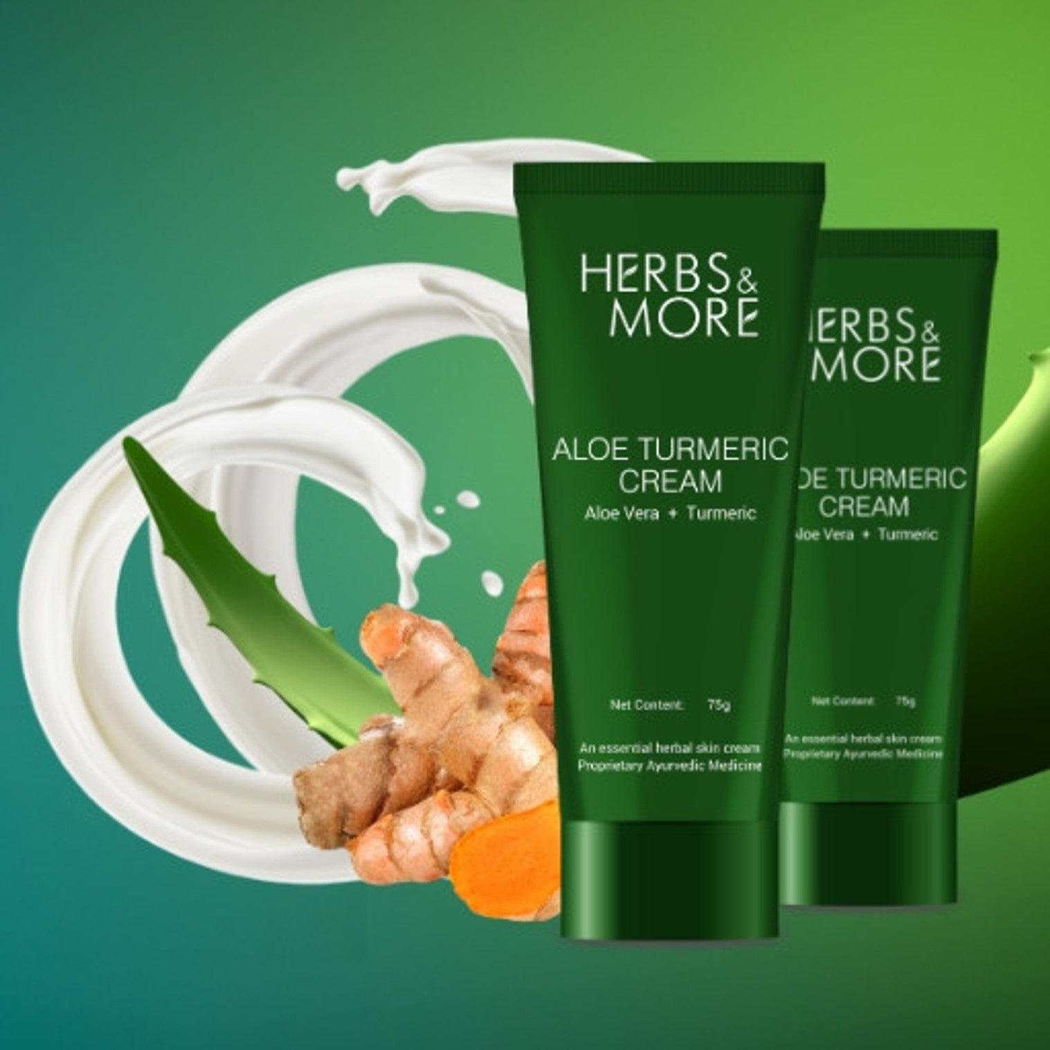 Herbs & More Aloe Turmeric Cream | Grocsy