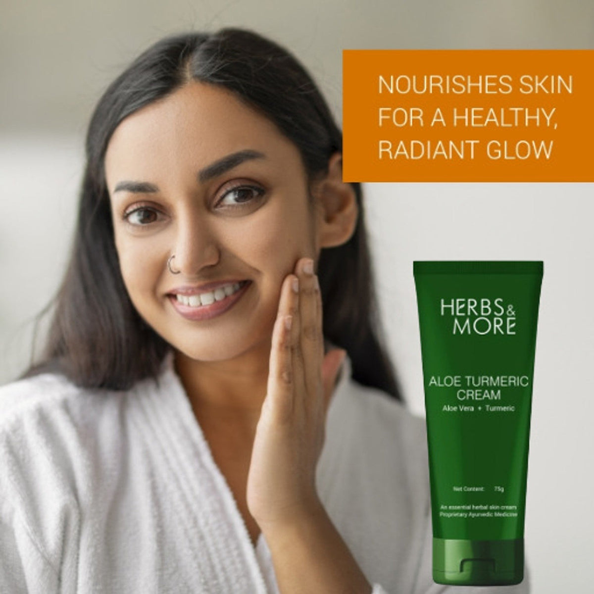Herbs & More Aloe Turmeric Cream | Grocsy