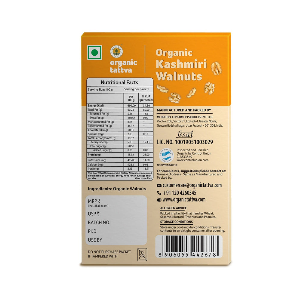 Organic Tattva Walnuts | Grocsy