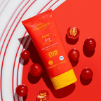 Aqualogica Detan + Dewy Sunscreen With Cherry Tomato & Hyaluronic Acid, SPF 50+ & PA++++ | Grocsy
