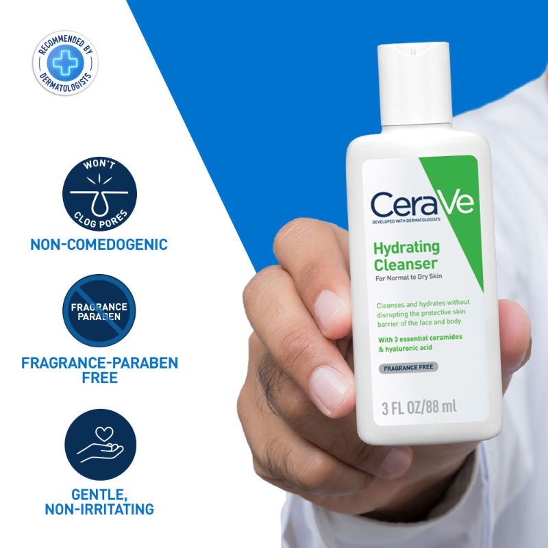 Cerave Hydrating Cleanser for Normal to Dry Skin | Grocsy