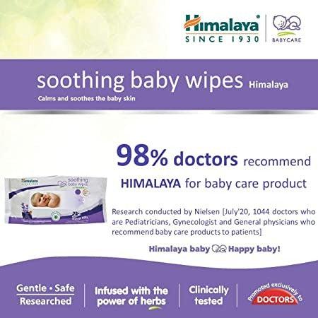 Himalaya Herbals - Soothing Baby Wipes | Grocsy