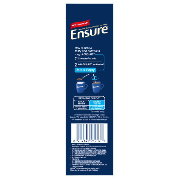 Ensure Nutritional Powder Chocolate Flavour | Grocsy
