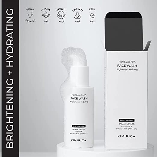 Kimirica Brightening + Hydrating Face Wash | Grocsy