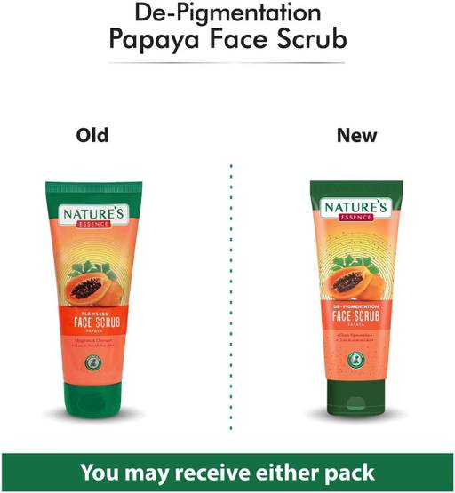 Nature's Essence Flawless Papaya Face Scrub | Grocsy