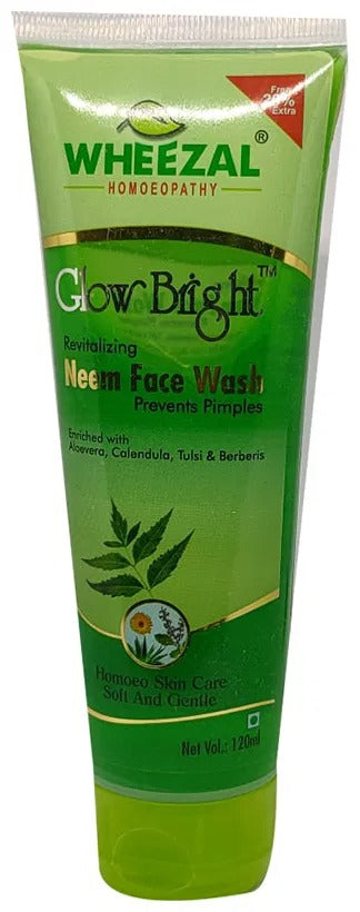 Wheezal Glow Bright Neem Face Wash | Grocsy