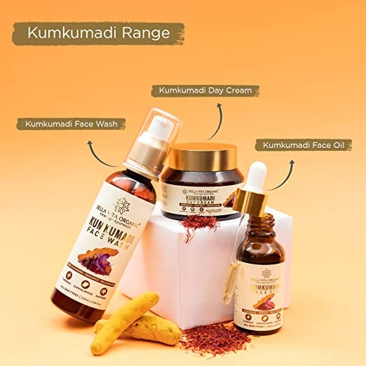Bella Vita Organic Kumkumadi Face Glow Oil | Grocsy