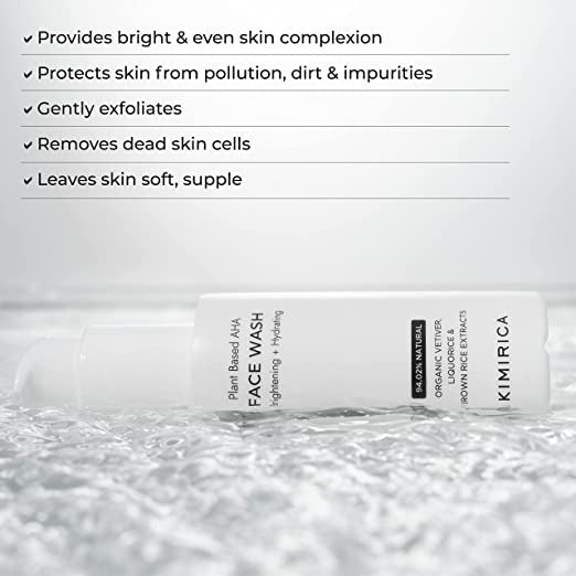 Kimirica Brightening + Hydrating Face Wash | Grocsy