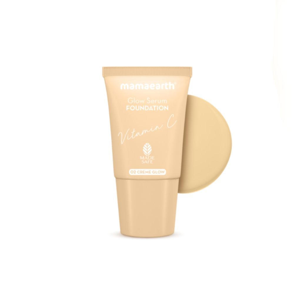 Mamaearth Glow Serum Foundation-Crème Glow | Grocsy