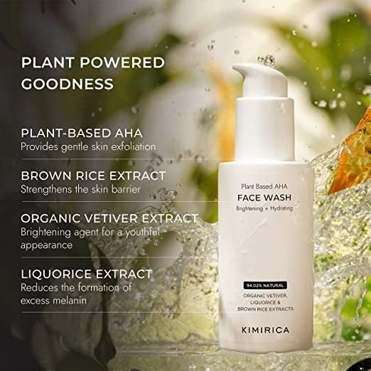 Kimirica Brightening + Hydrating Face Wash | Grocsy