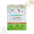 Mamaearth Rice Water Bamboo Sheet Mask | Grocsy
