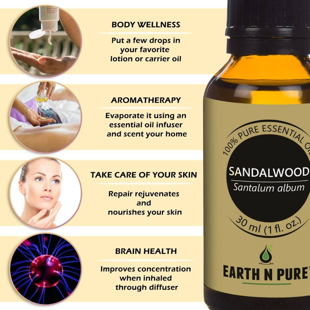 Earth N Pure Sandalwood Oil | Grocsy