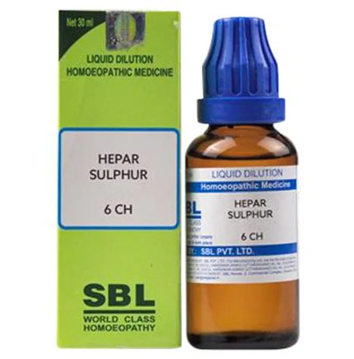 SBL Homeopathy Hepar Sulphur Dilution | Grocsy