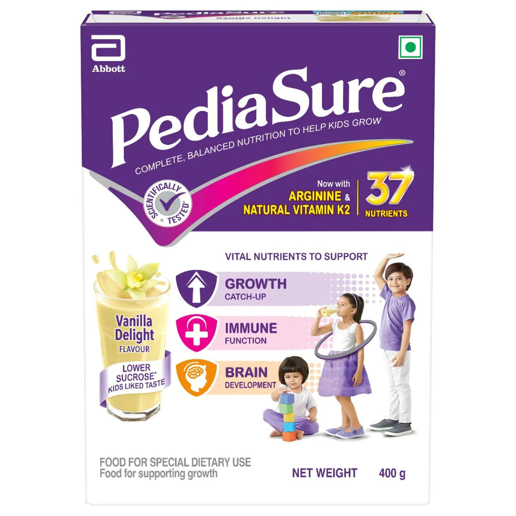 PediaSure Health and Nutrition Drink Powder for Kids Growth (Vanilla) | Grocsy