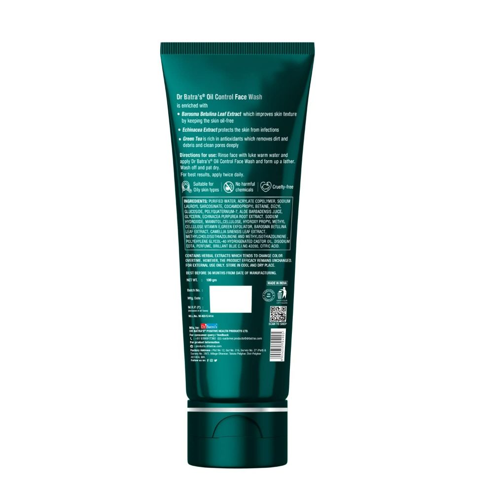 Dr. Batra's Oil Control Face Wash | Grocsy