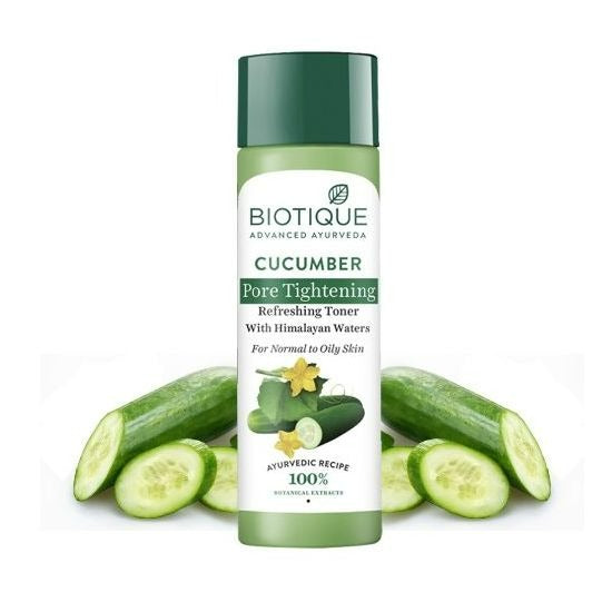 Biotique Bio Cucumber Pore Tightening Freshener With Himalayan Waters | Grocsy