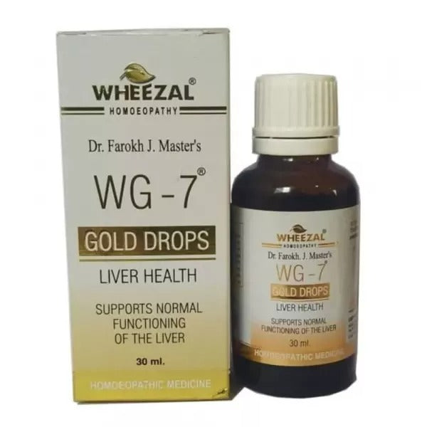 Wheezal Homeopathy WG-7 Gold Drops | Grocsy