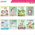 Jolly Kids Good & Happy Living The Emotional Way Story Books (Set of 8) Learning Stories about Feeling and Emotions| Ages 3 - 8 years | Grocsy