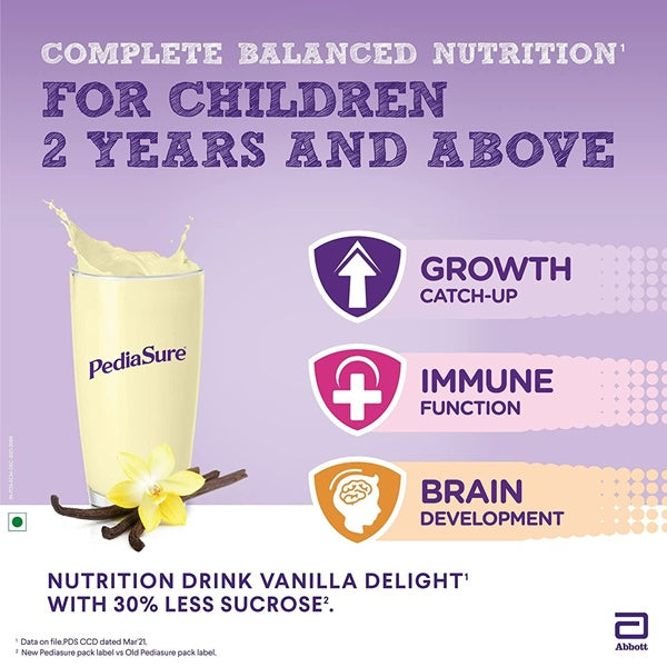 PediaSure Health and Nutrition Drink Powder for Kids Growth (Vanilla) | Grocsy