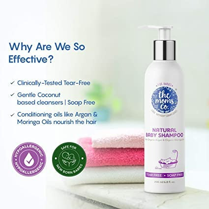 The Moms Co Natural Baby Shampoo | Grocsy