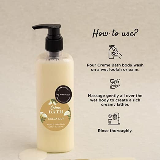 Kimirica Creme Bath Calla Lilly Body Wash | Grocsy