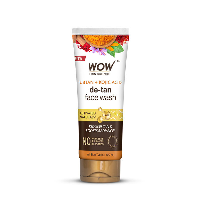 Wow Skin Science Ubtan Face Wash | Grocsy