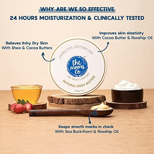 The Moms Co Natural Body Butter | Grocsy