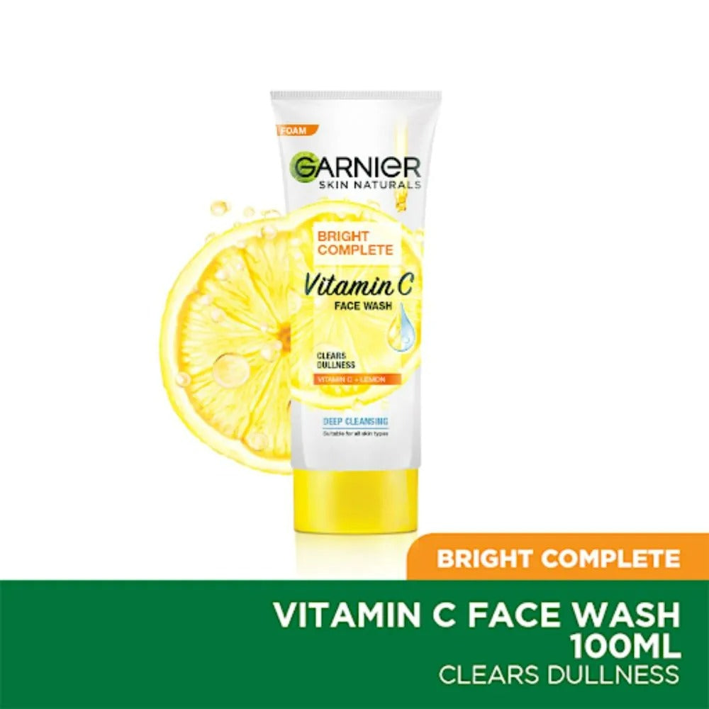 Garnier Bright Complete Vitamin C Facewash | Grocsy