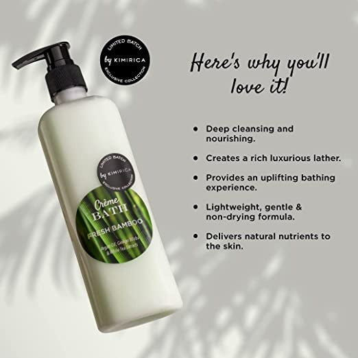 Kimirica Creme Bath Fresh Bamboo Body Wash | Grocsy