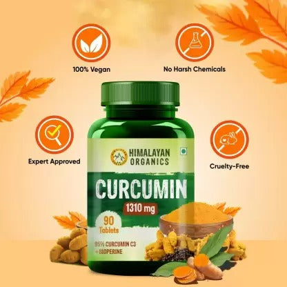 Himalayan Organics Curcumin Tablets | Grocsy