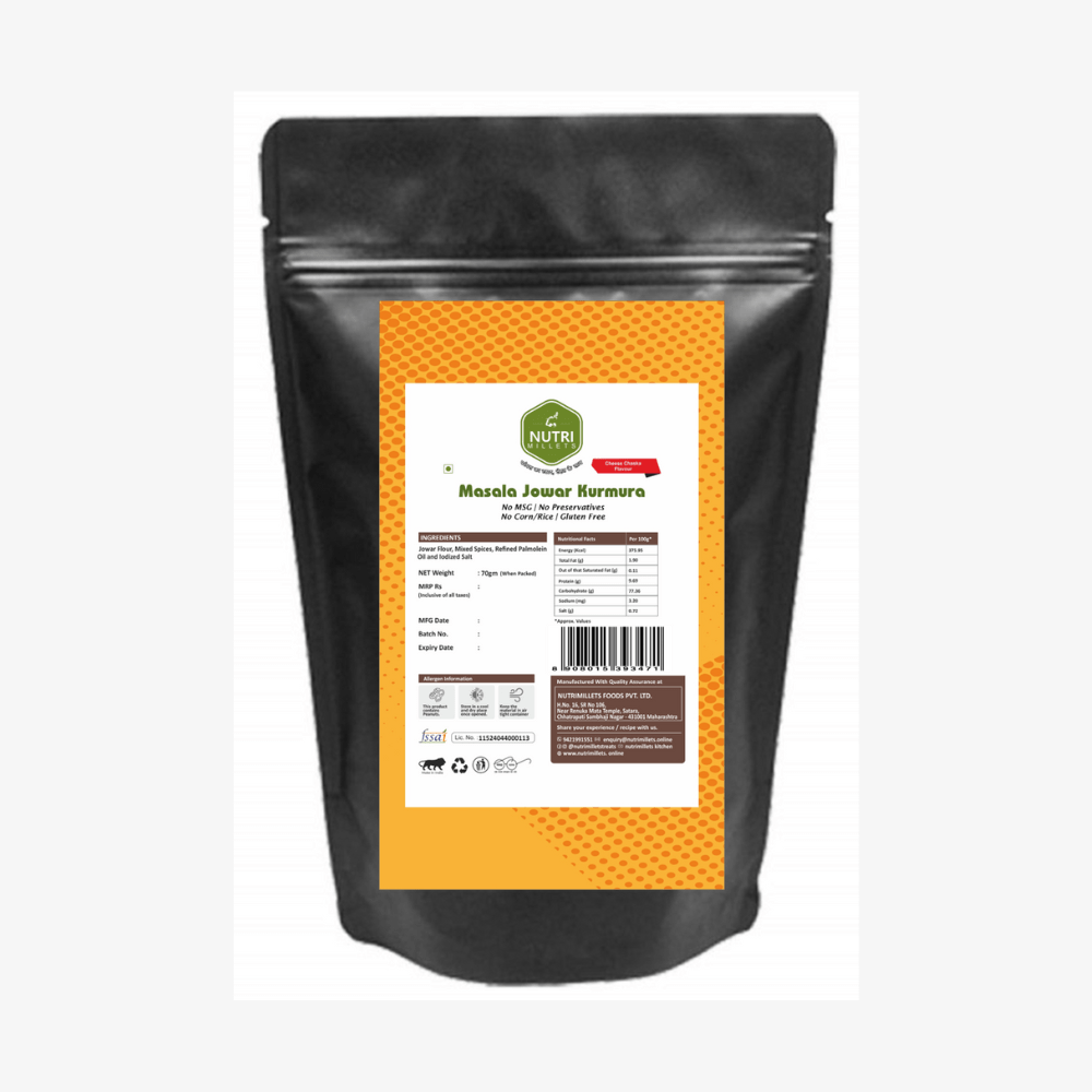 Nutrimillets Masala Jowar Kurmura | Grocsy