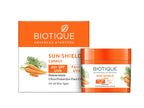 Biotique Advanced Ayurveda Bio Carrot 40+ SPF UVA/UVB Sunscreen Ultra Soothing Face Cream | Grocsy