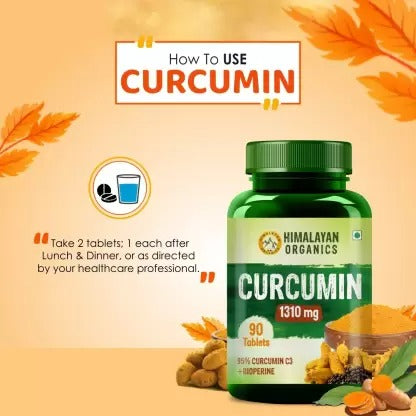 Himalayan Organics Curcumin Tablets | Grocsy