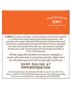 Biotique Advanced Ayurveda Bio Carrot 40+ SPF UVA/UVB Sunscreen Ultra Soothing Face Cream | Grocsy