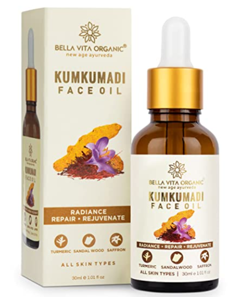 Bella Vita Organic Kumkumadi Face Glow Oil | Grocsy