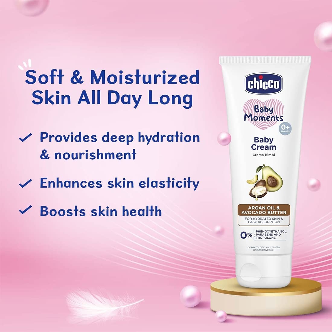 Chicco Baby Cream Argon Oil & Avocado Butter | Grocsy