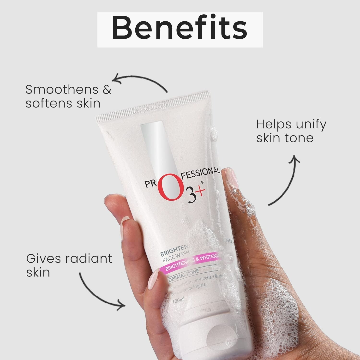 Professional O3+ Brightening & Whitening Face Wash | Grocsy