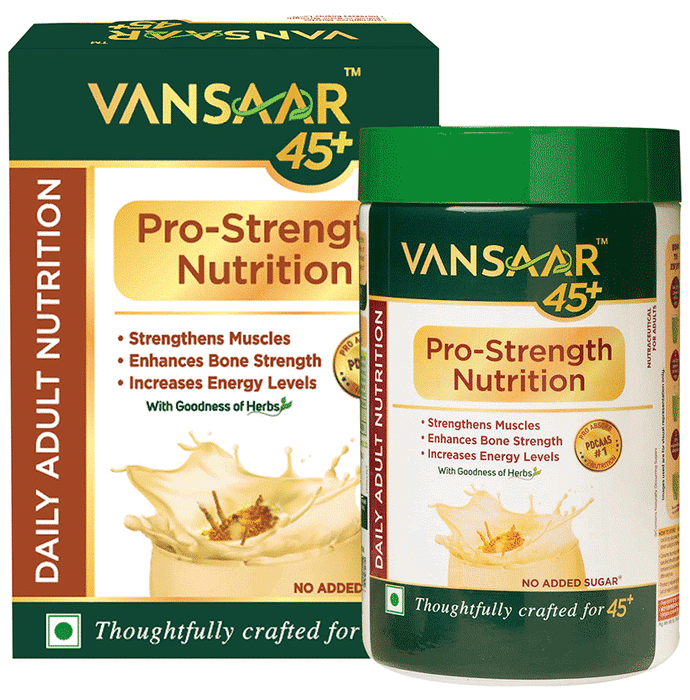 Vansaar 45+ Pro-Strength Nutrition Health Drink for Adults | Grocsy