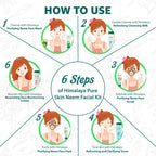 Himalaya Pure Skin Neem Facial Kit with Face Massager | Grocsy